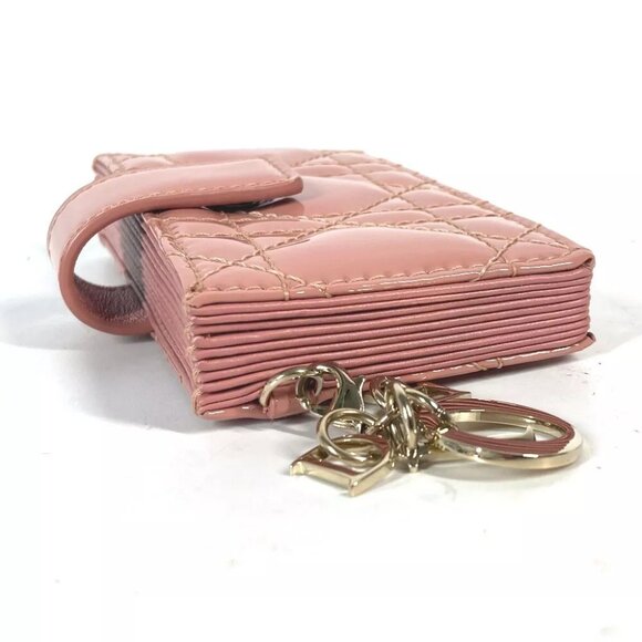 CHRISTIAN DIOR Cannage Lady Dior card holder case - Picture 6 of 14